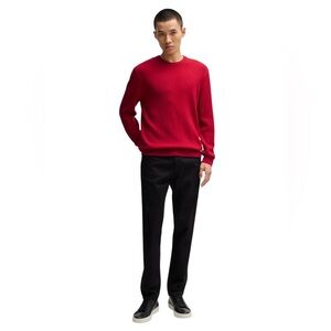 BOSS Men's Red Sweater Size S